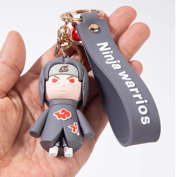 Naruto anime Figure Keychain, (Gray-Itachi Uchiha) - Picture 6 of 6